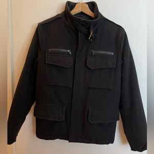 Black Wool Jacket by 7-for-all-mankind